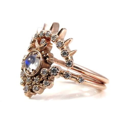 Stellar witchcraft engagement rings